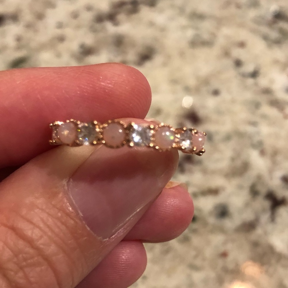 Fire opal ring - Picture 2 of 3